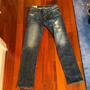 Abercrombie Men’s Straight-Cut Jeans